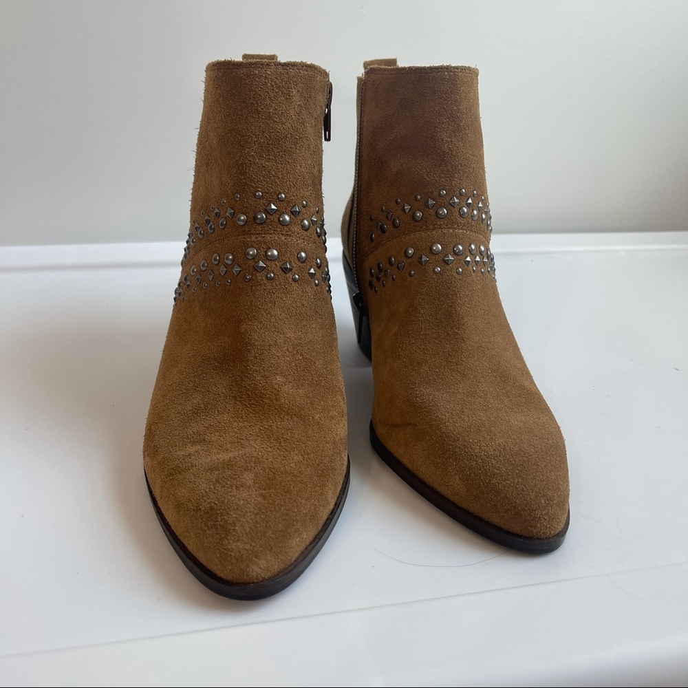 Lucky Brand studded suede latinia ankle boots size 7.5 - Picture 3 of 7